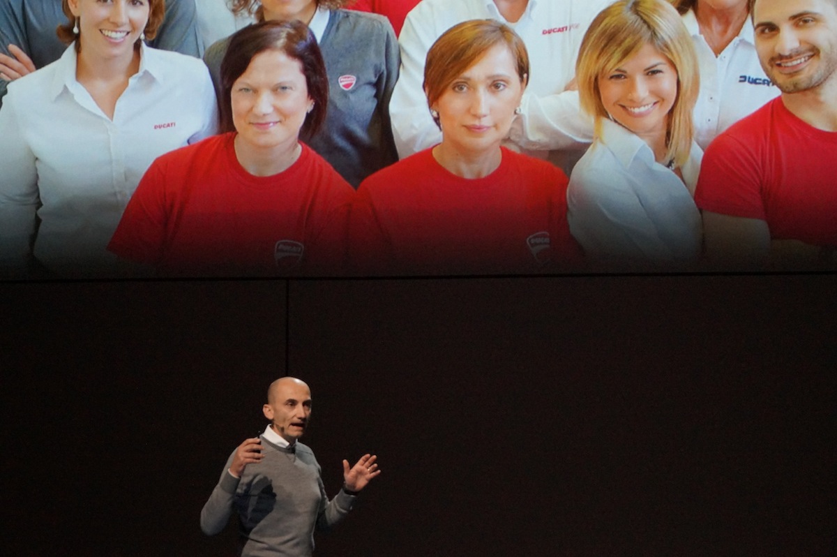 Claudio Domenicali, CEO de Ducati, à propos des nombreux collaborateurs des "rouges".