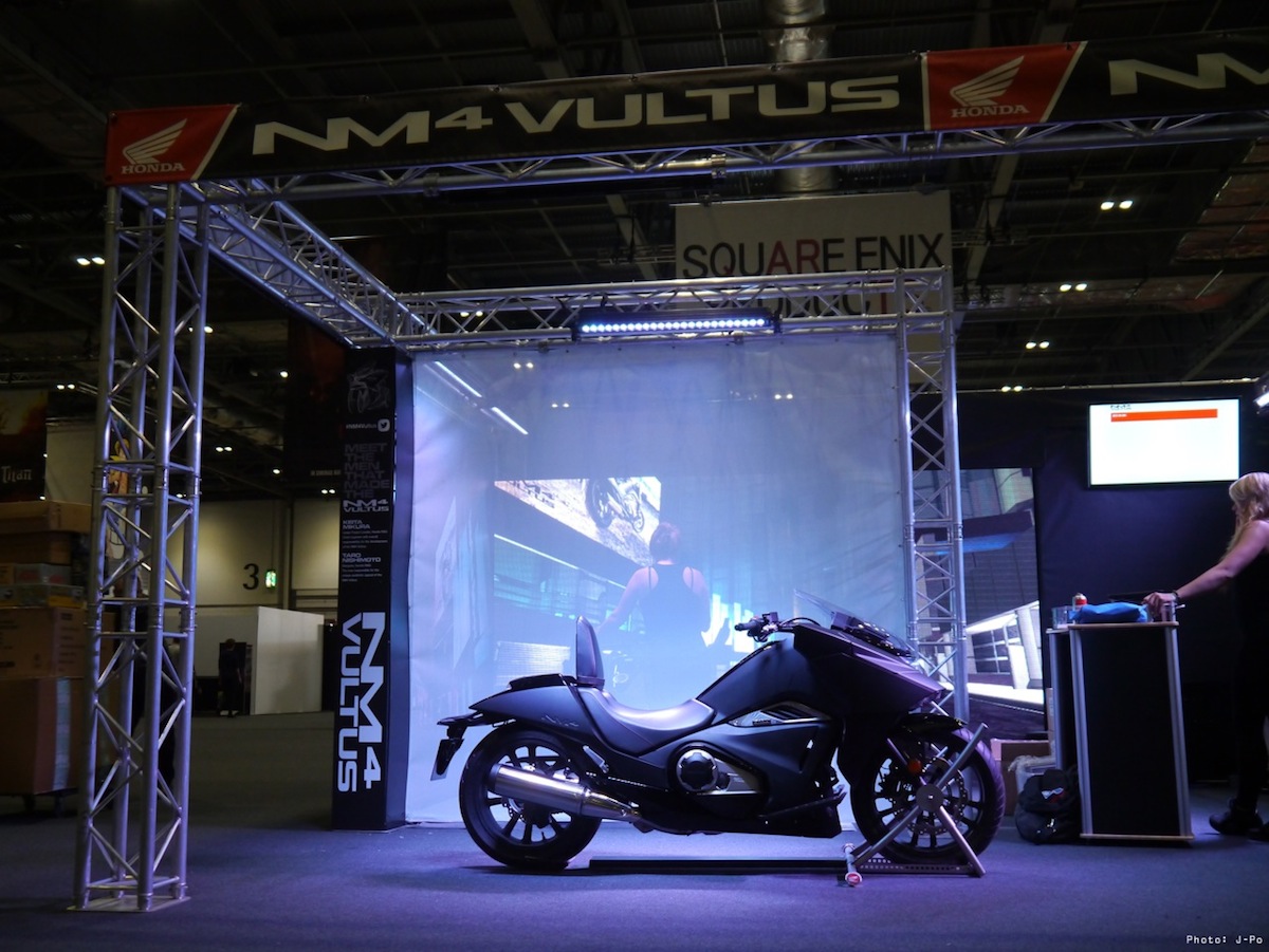 Le Vultus sur le stand Honda au salon ComiCon, en mai dernier.