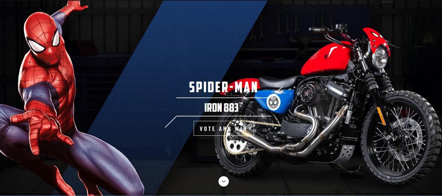 HarleyDavidson_Superheroes_Spiderman2 Actu Moto