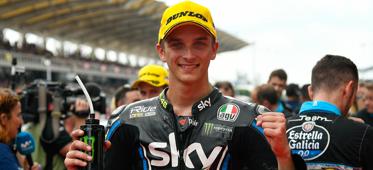 A Luca Marini la victoire. A Francesco "Peco" Bagnaia le ...