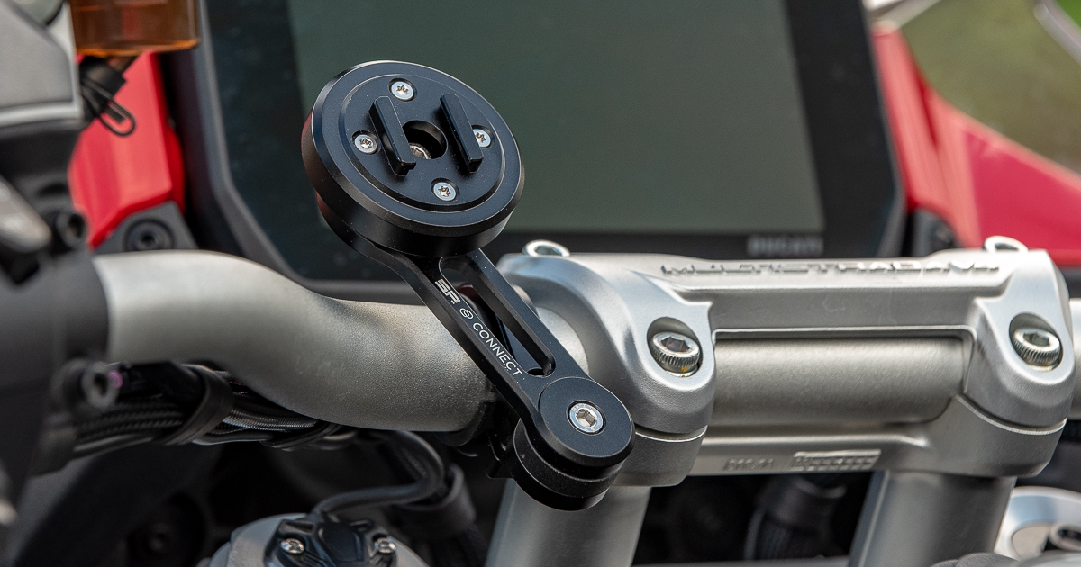 Moto Anti Vibration Dampener Support de montage Quad-lock Cycling Phone  Rack Noir