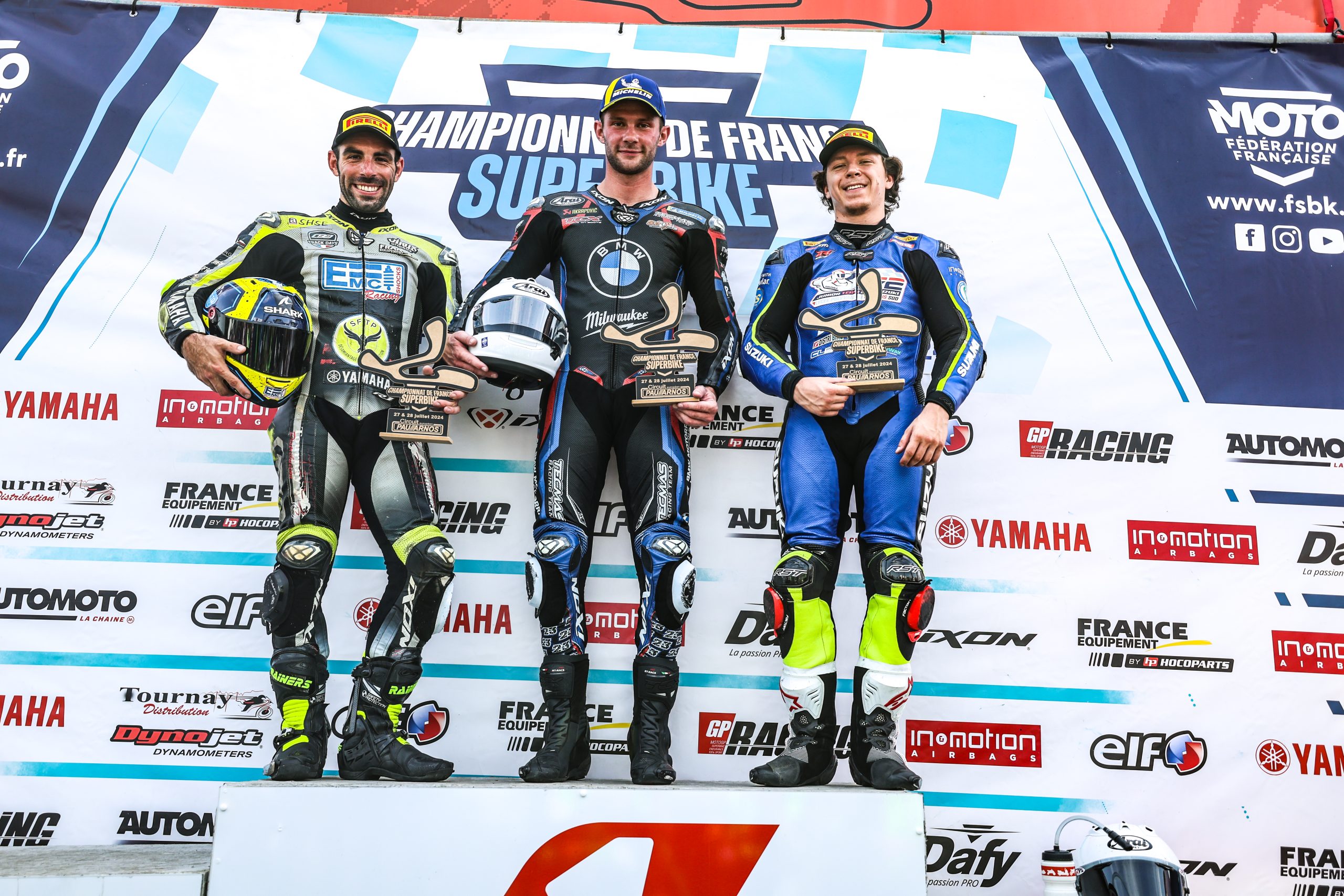 à Pau podium