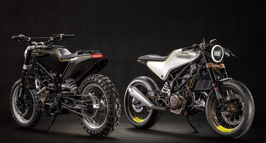 Flèche blanche et Flèche noire, deux motos concepts « essentielles » de Husqvarna