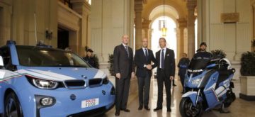 Des scooters électriques BMW pour la police à l’EXPO 2015