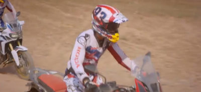 Marquez et Barreda au guidon de la nouvelle Africa Twin :: Actu, Nouveautés 2015, Test motos, Vidéo