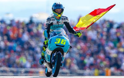 Joan Mir s’approche du titre en s’imposant en Espagne :: Moto3 Aragòn