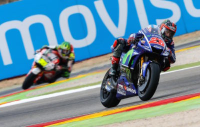 Vinales signe sa cinquième pole position de la saison, devant Lorenzo (!) et Rossi (!!) :: MotoGP Aragòn