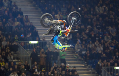 Sherwood, le meilleur freestyler du moment, sort le grand jeu à Genève, tout comme Ricky Carmichael :: Supercross international 2017