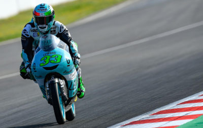 Bastianini évite les accrochages et remporte une course spectaculaire :: Moto3 Barcelone