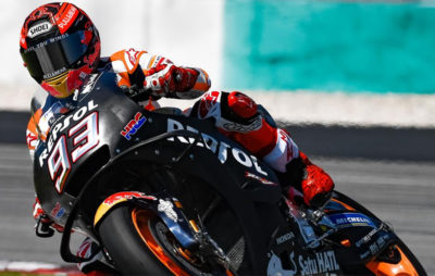 Encore « gêné » par son épaule opérée, Marc Marquez réussit le meilleur temps! :: Tests MotoGP Sepang jour 1