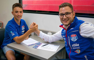 Le Fribourgeois Jason Dupasquier découvrira la Moto3 en 2020 :: Pilotes suisses