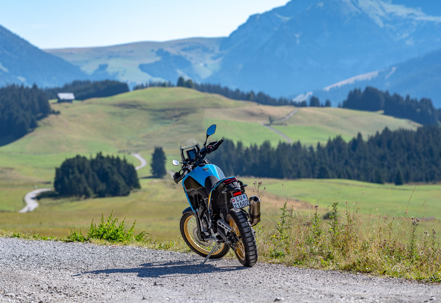 Yamaha 700 Ténéré plateau des Glières