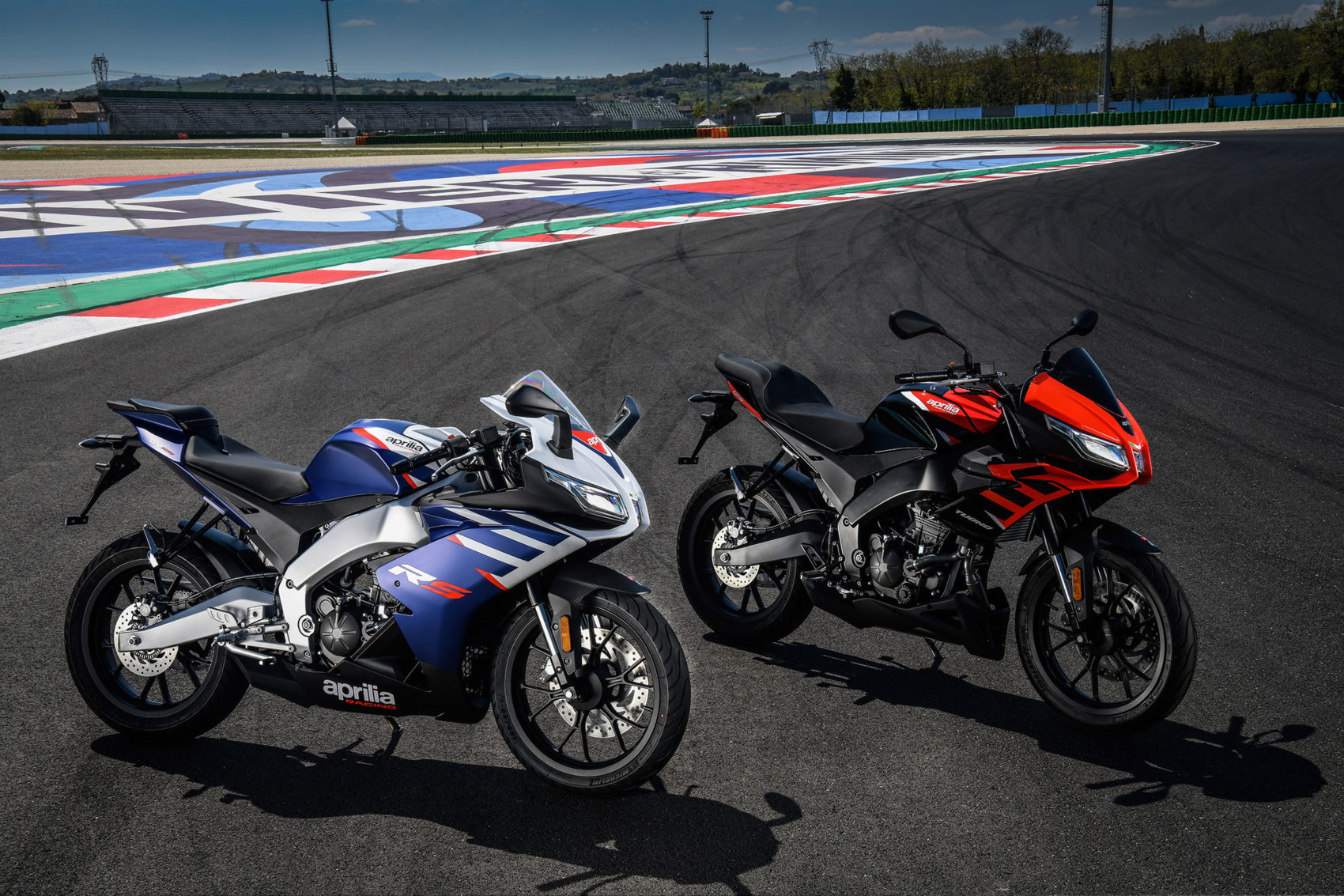 Les Aprilia RS et Tuono