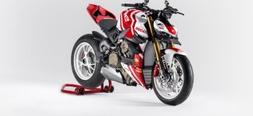 Ducati et Supreme font appel aux talents graphiques de Drudi pour créer une Streefighter V4 S spéciale et sa collection d’habits
