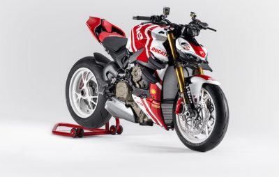 Ducati et Supreme font appel aux talents graphiques de Drudi pour créer une Streefighter V4 S spéciale et sa collection d’habits :: Nouveauté