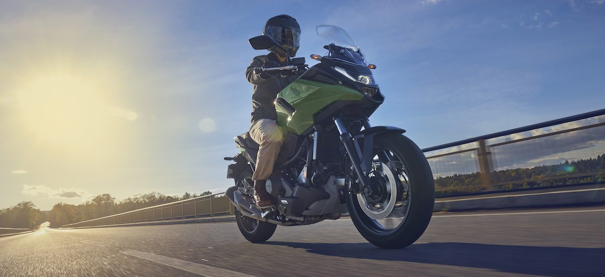 La Honda NC 750X avec un écran TFT, la connectivité, et deux disques frein à l’avant